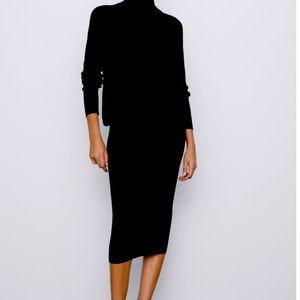 Zara fitted skirt knit dress.